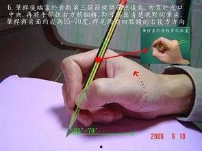 写字握笔正确姿势视频,书写更轻松——正确握笔技巧解析